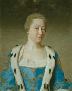 Porträt von Augusta, Prinzessin von Wales von Jean Étienne Liotard